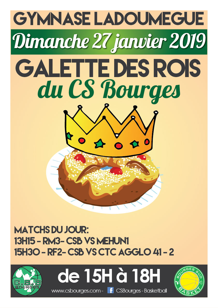 Affiche galette des rois 2019