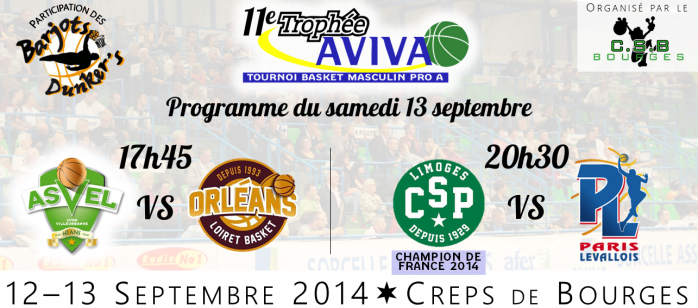 Programme du 13 septembre